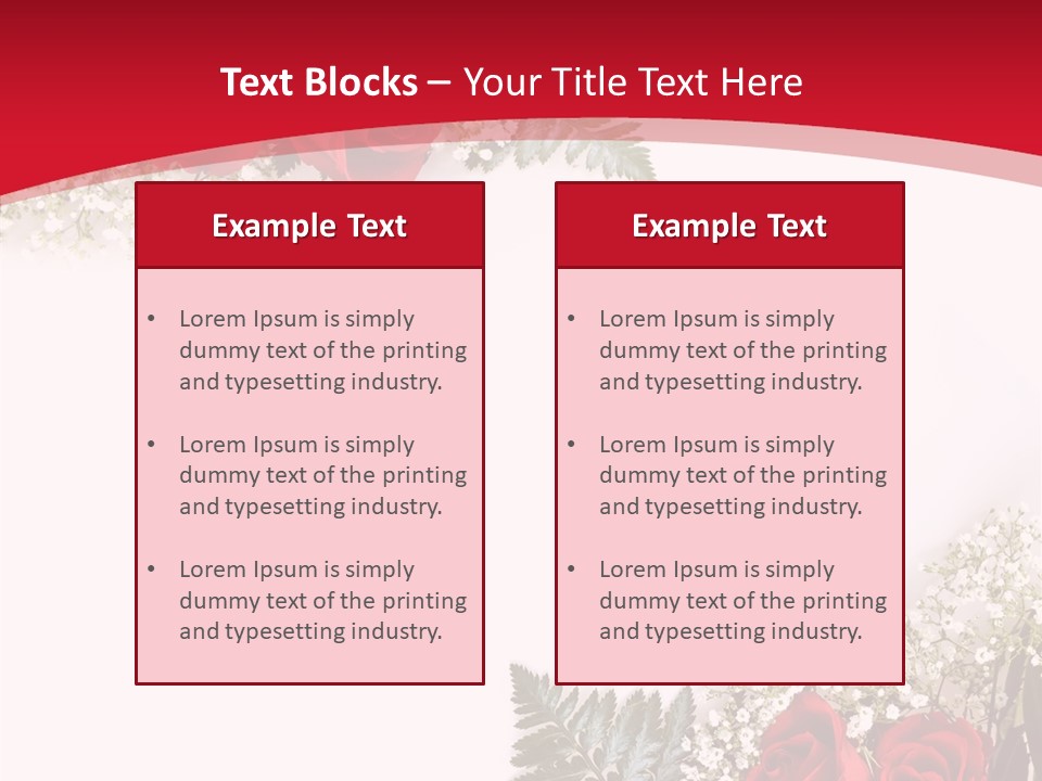 Rosebud Day Bloom PowerPoint Template