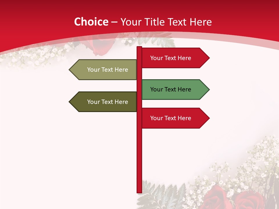 Rosebud Day Bloom PowerPoint Template
