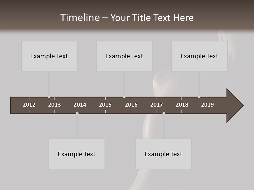 Girl Silhouette Abstract PowerPoint Template