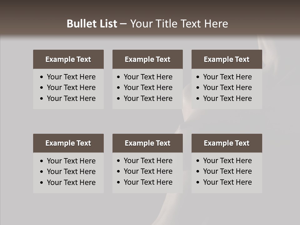 Girl Silhouette Abstract PowerPoint Template