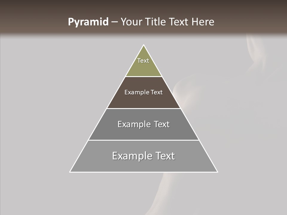 Girl Silhouette Abstract PowerPoint Template