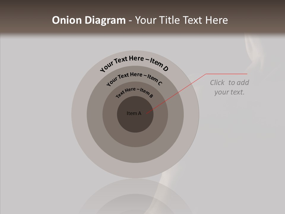 Girl Silhouette Abstract PowerPoint Template