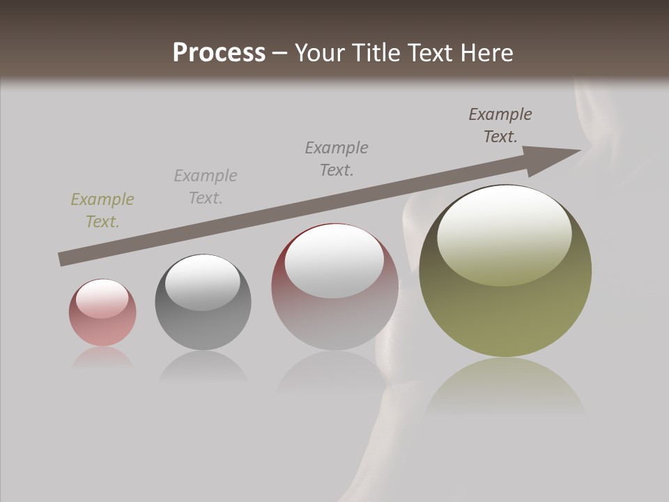 Girl Silhouette Abstract PowerPoint Template