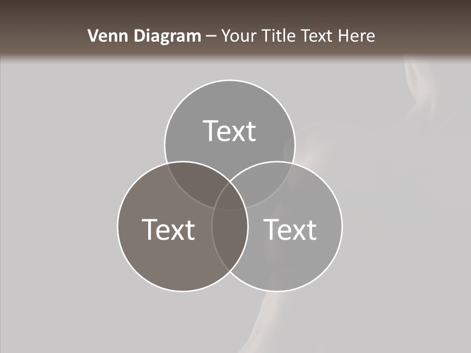 Girl Silhouette Abstract PowerPoint Template