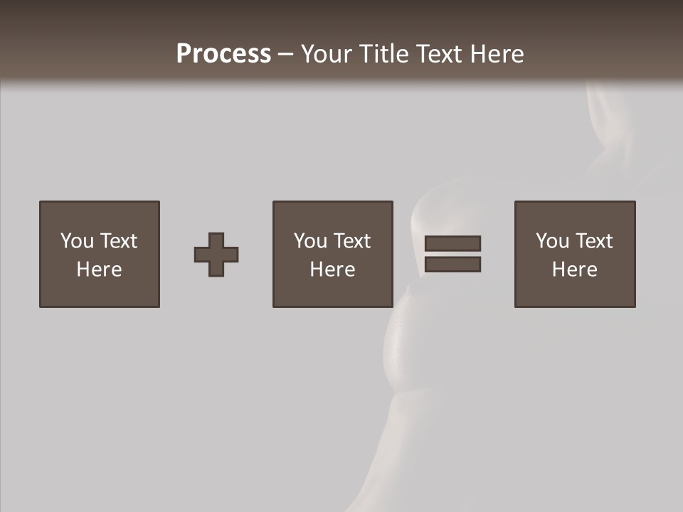 Girl Silhouette Abstract PowerPoint Template