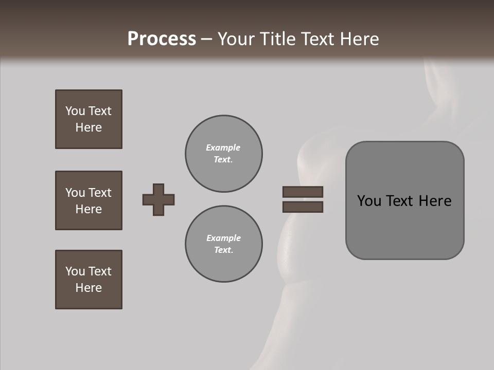 Girl Silhouette Abstract PowerPoint Template