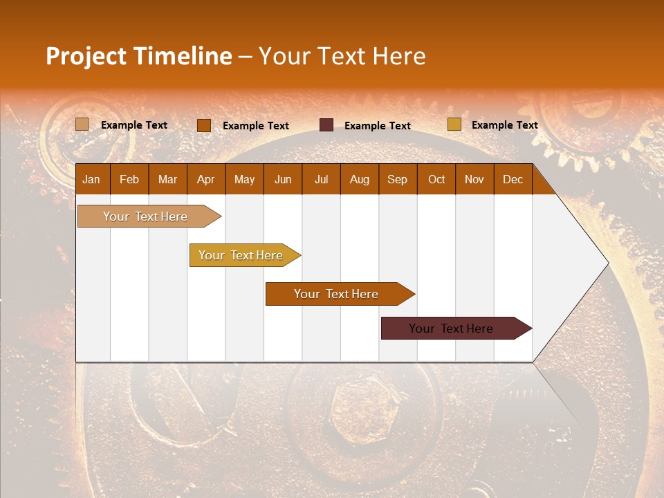 Design Circle Rusty PowerPoint Template