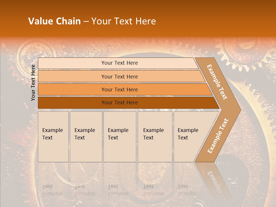 Design Circle Rusty PowerPoint Template