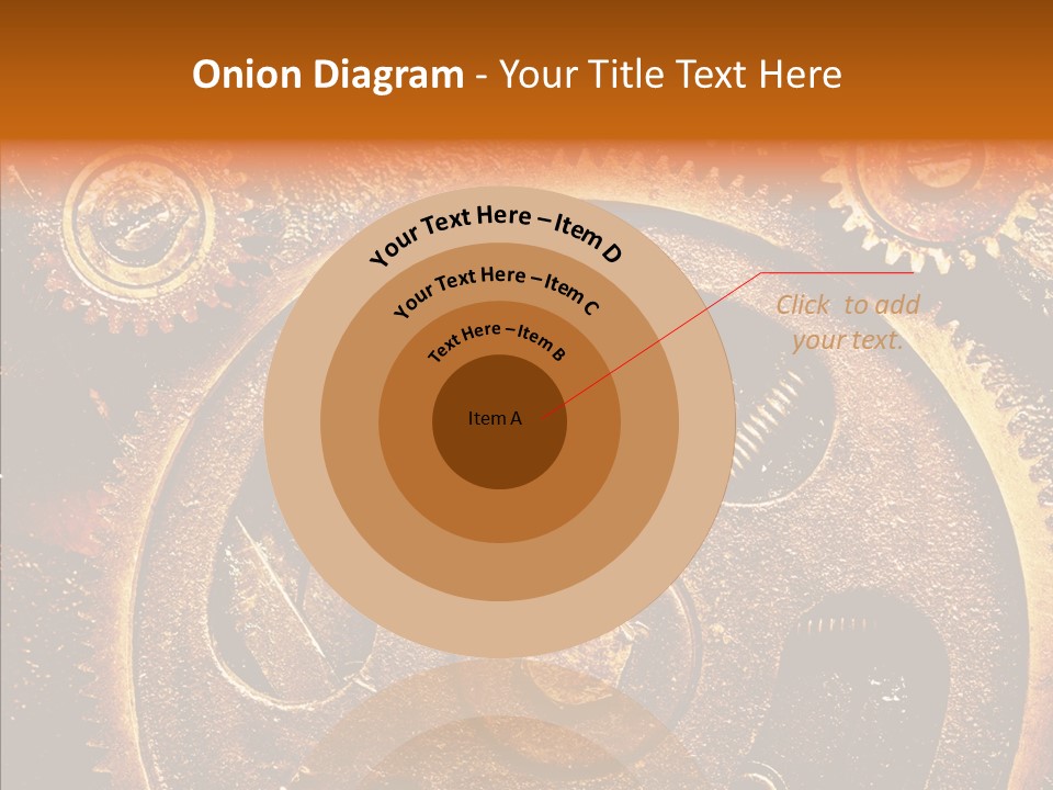 Design Circle Rusty PowerPoint Template