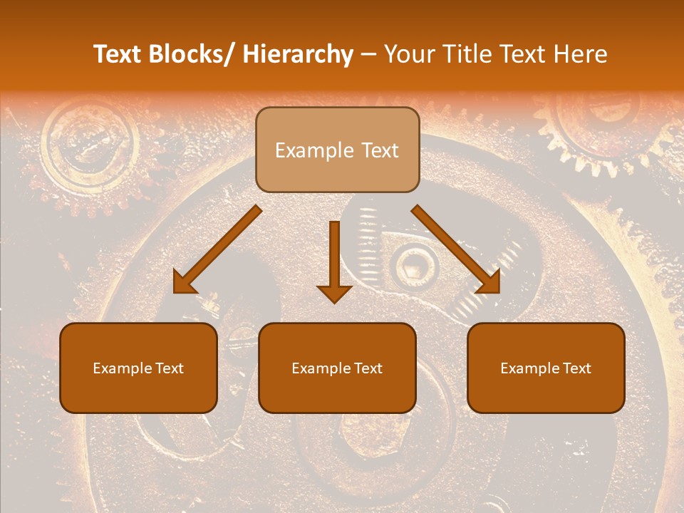 Design Circle Rusty PowerPoint Template