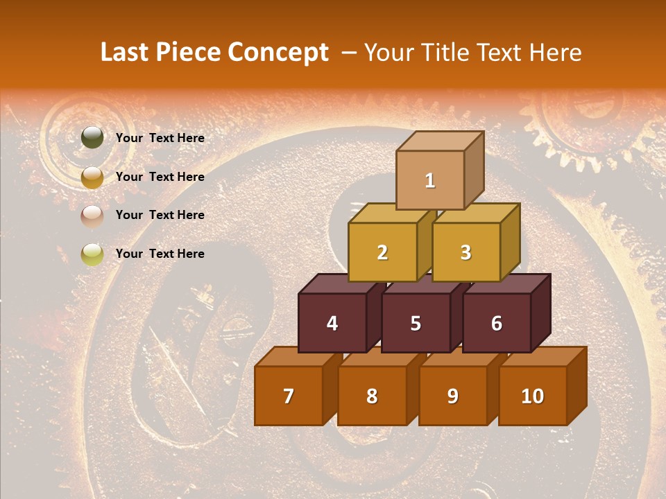 Design Circle Rusty PowerPoint Template