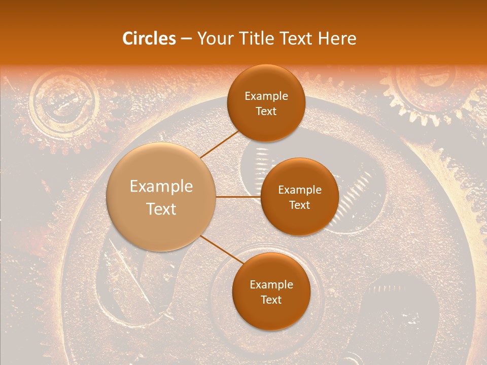 Design Circle Rusty PowerPoint Template