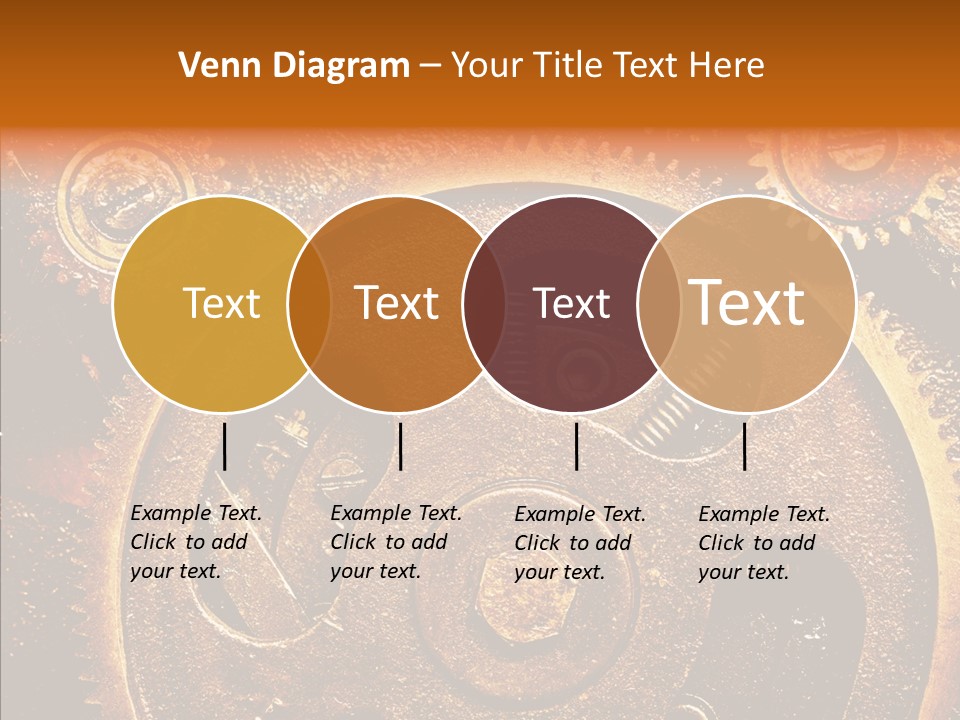 Design Circle Rusty PowerPoint Template