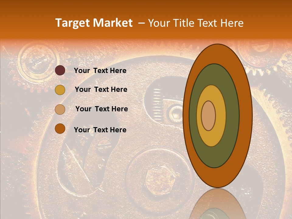 Design Circle Rusty PowerPoint Template