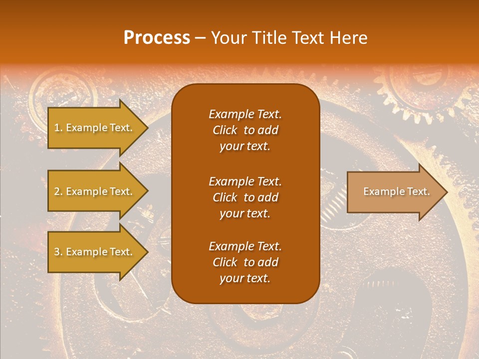 Design Circle Rusty PowerPoint Template