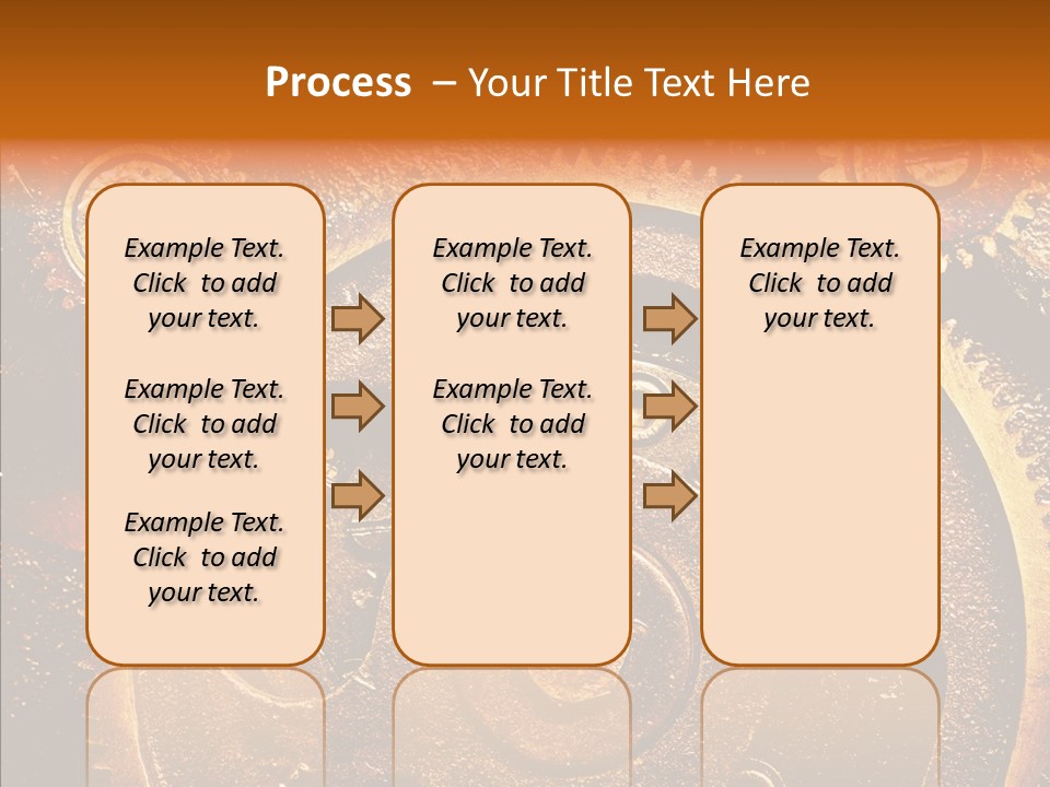 Design Circle Rusty PowerPoint Template