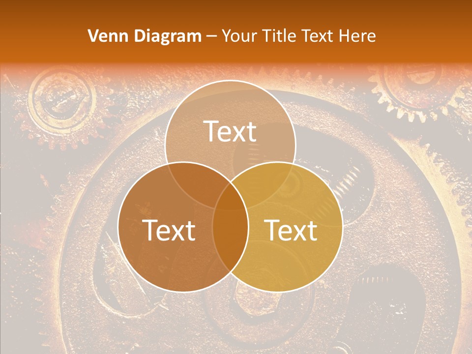 Design Circle Rusty PowerPoint Template