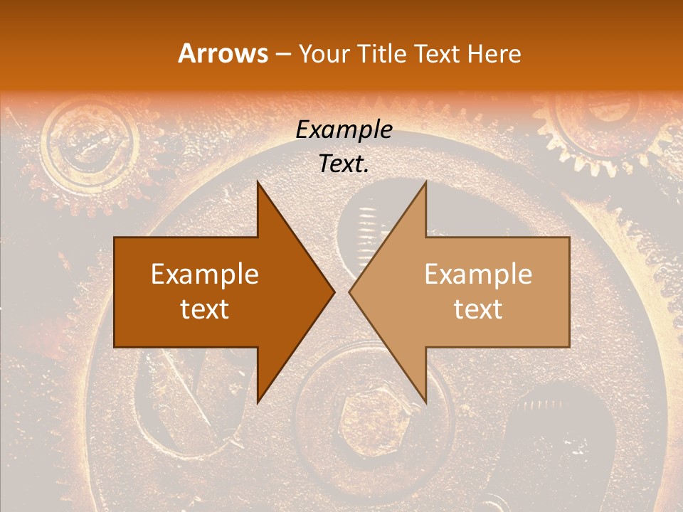 Design Circle Rusty PowerPoint Template
