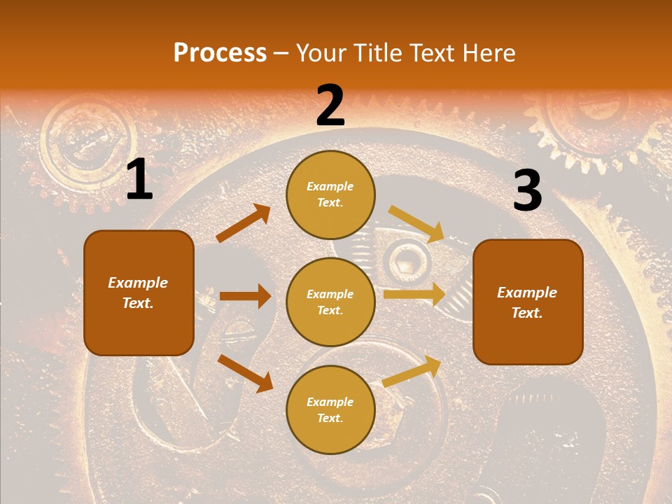 Design Circle Rusty PowerPoint Template