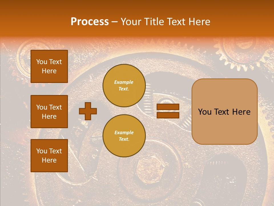 Design Circle Rusty PowerPoint Template