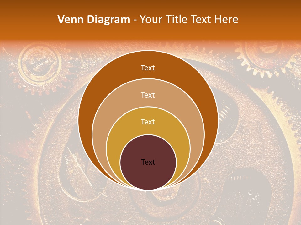 Design Circle Rusty PowerPoint Template