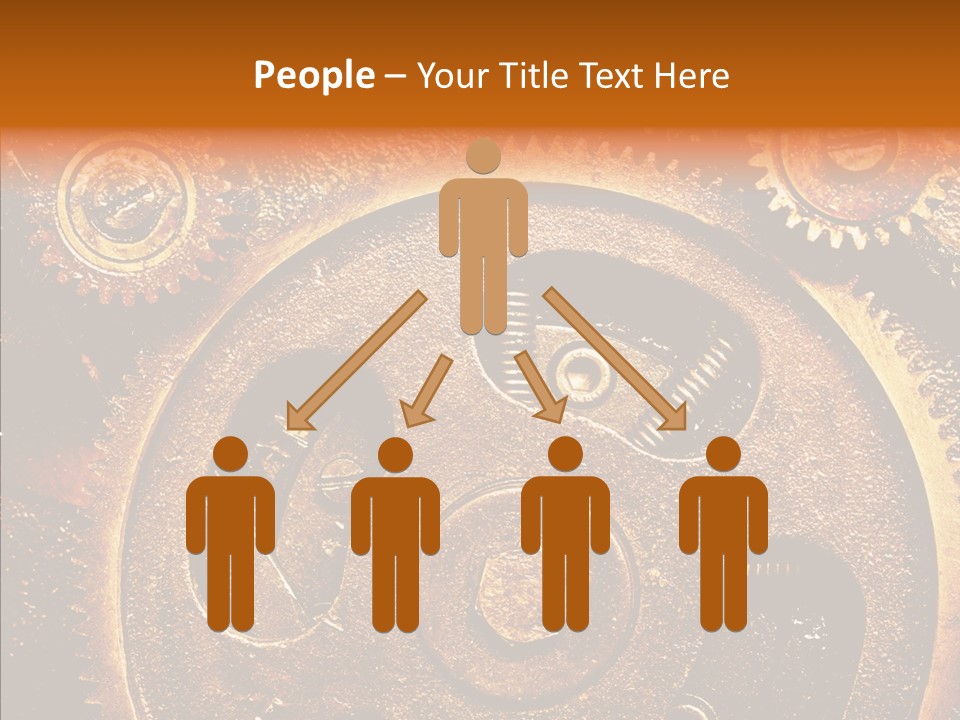 Design Circle Rusty PowerPoint Template