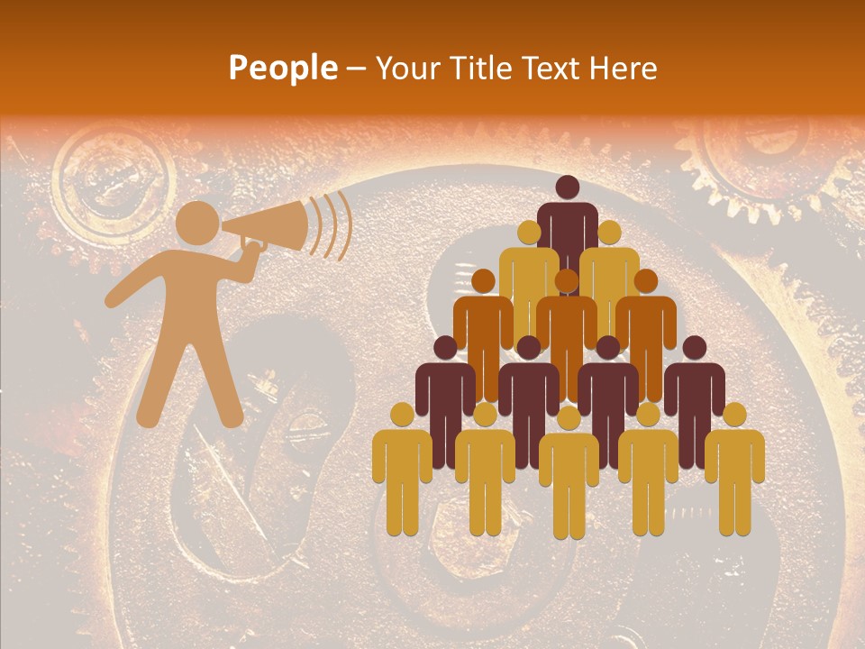 Design Circle Rusty PowerPoint Template