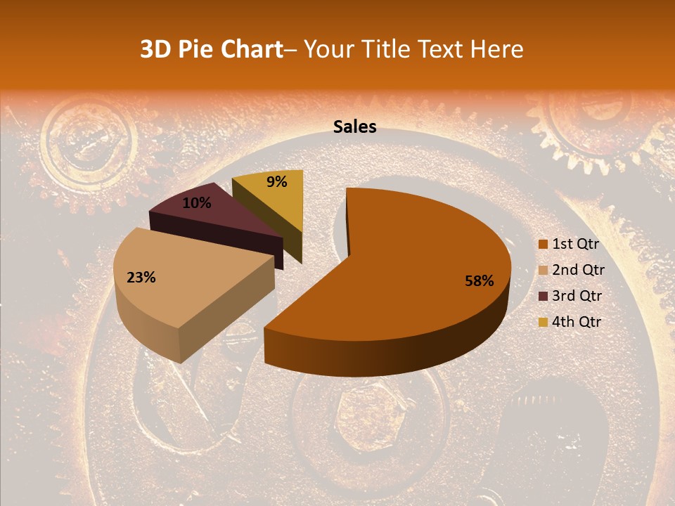 Design Circle Rusty PowerPoint Template