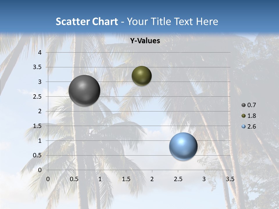 Tourism Shore Coconut PowerPoint Template