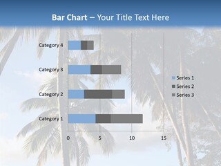 Tourism Shore Coconut PowerPoint Template