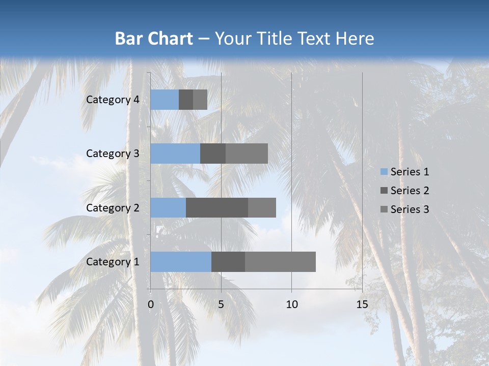 Tourism Shore Coconut PowerPoint Template