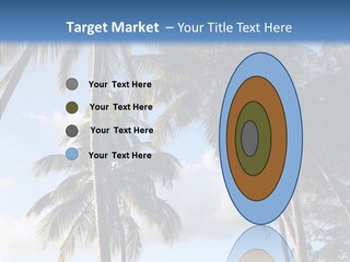 Tourism Shore Coconut PowerPoint Template
