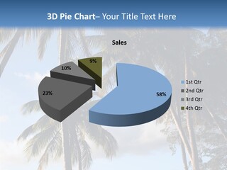 Tourism Shore Coconut PowerPoint Template