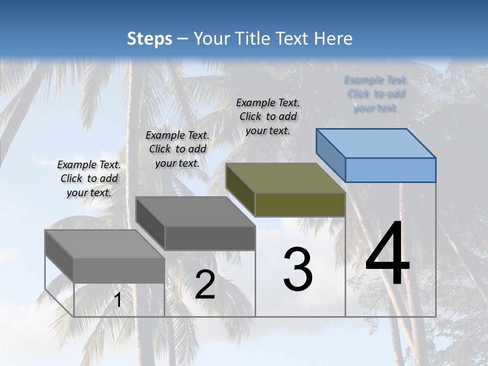 Tourism Shore Coconut PowerPoint Template