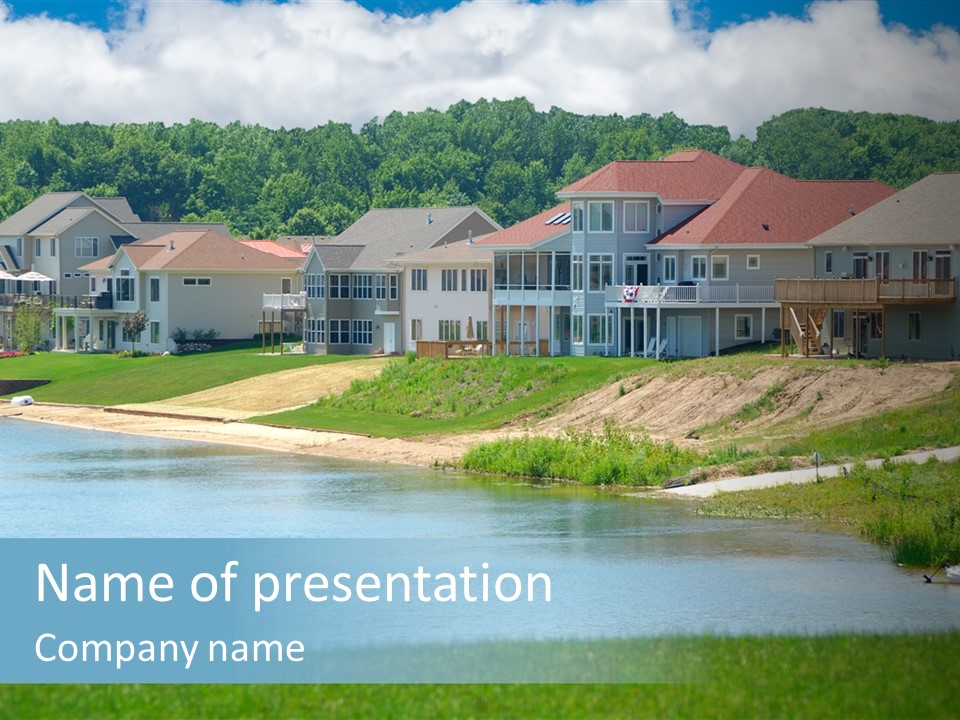 Residential Luxury Real Estate PowerPoint Template