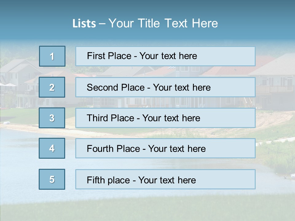 Residential Luxury Real Estate PowerPoint Template