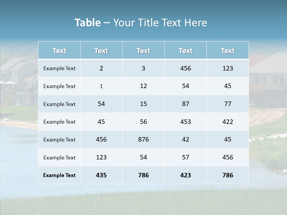 Residential Luxury Real Estate PowerPoint Template