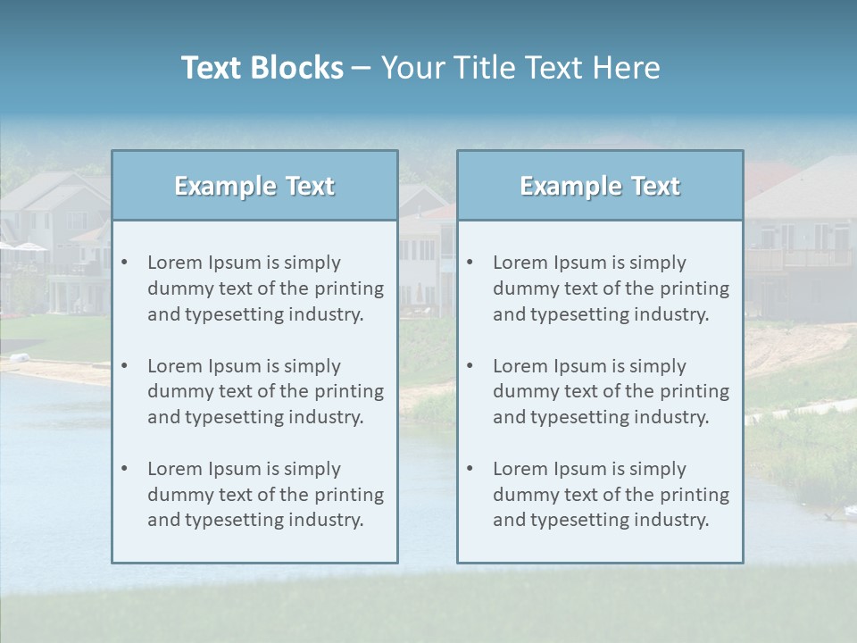 Residential Luxury Real Estate PowerPoint Template