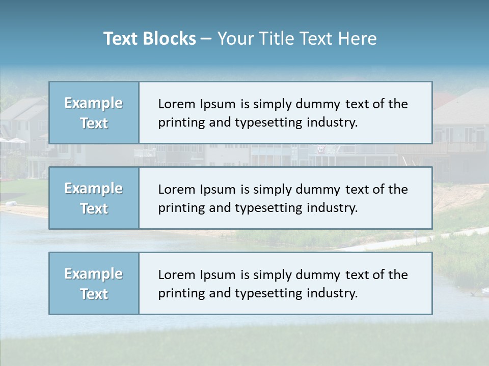 Residential Luxury Real Estate PowerPoint Template