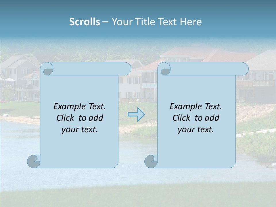 Residential Luxury Real Estate PowerPoint Template