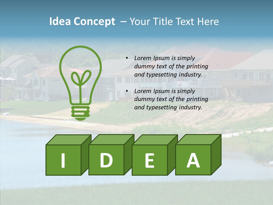 Residential Luxury Real Estate PowerPoint Template