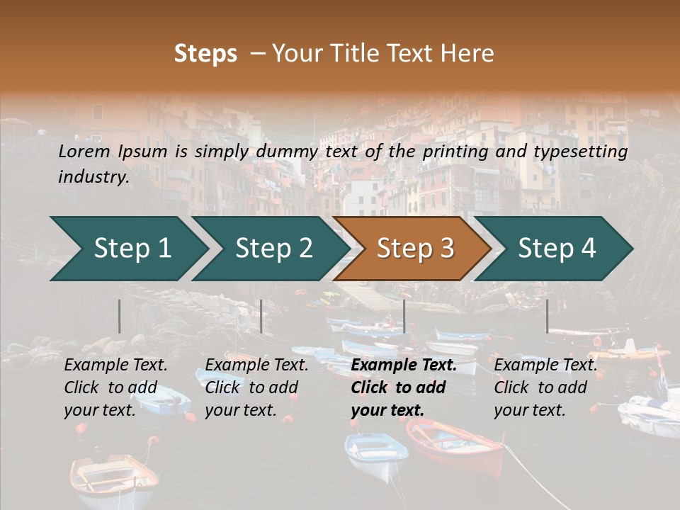 Coastal Tourist Terre PowerPoint Template