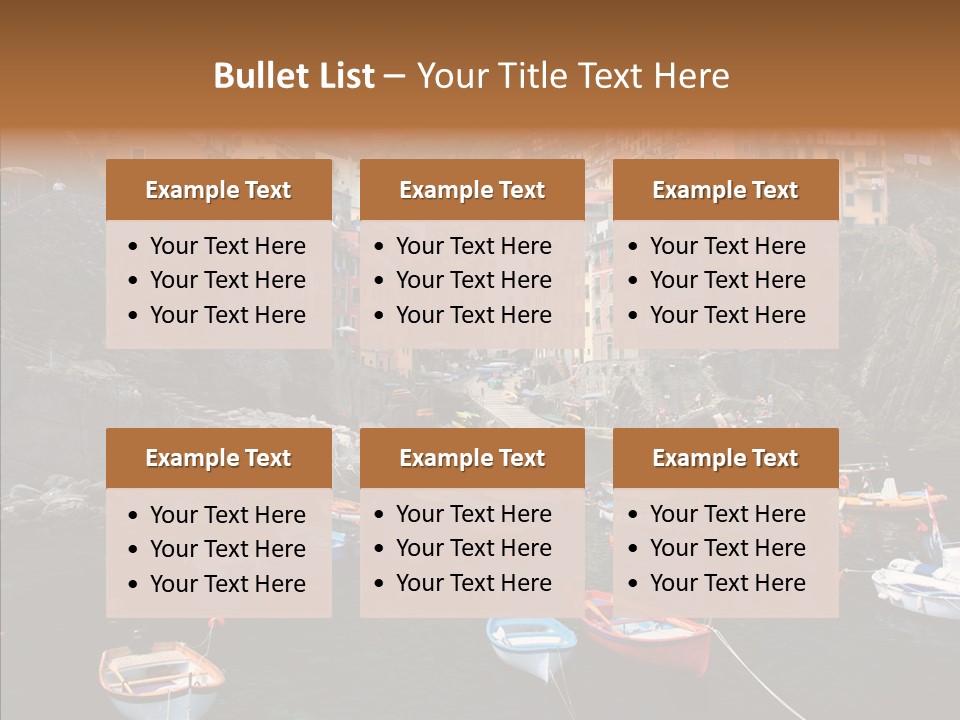 Coastal Tourist Terre PowerPoint Template