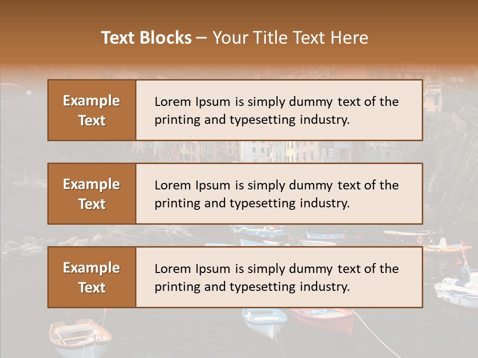 Coastal Tourist Terre PowerPoint Template