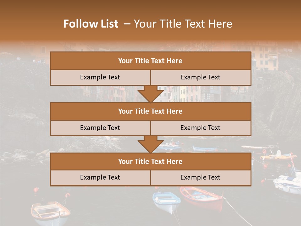 Coastal Tourist Terre PowerPoint Template
