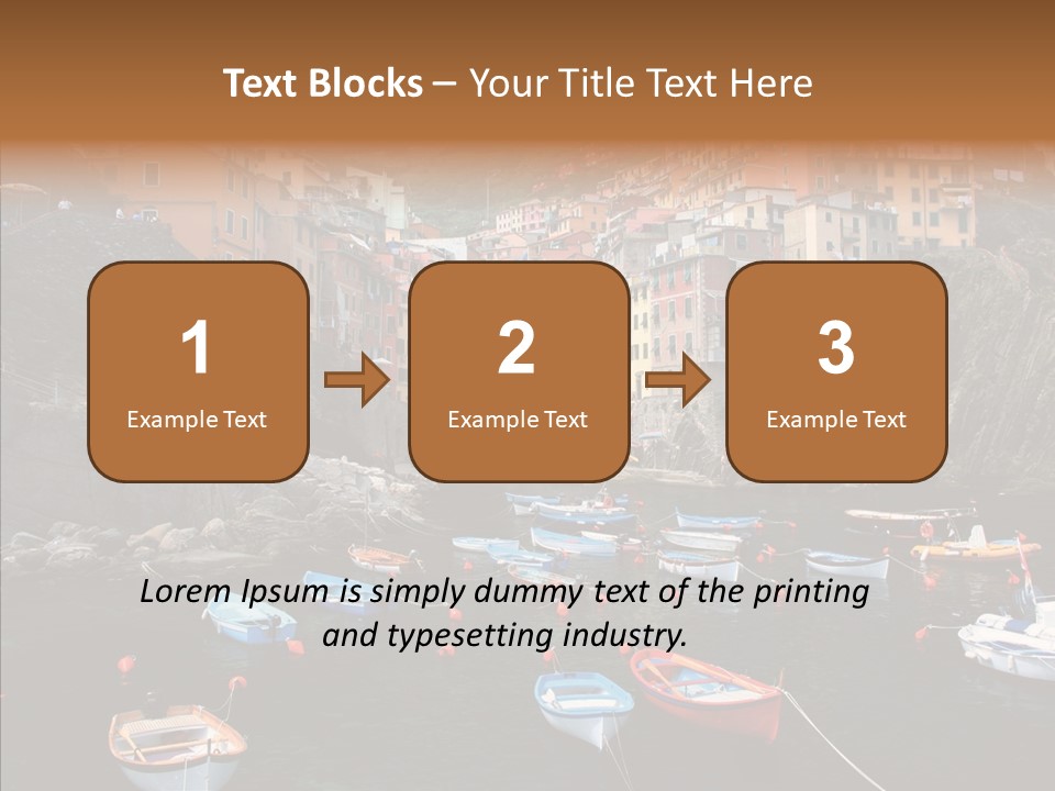 Coastal Tourist Terre PowerPoint Template