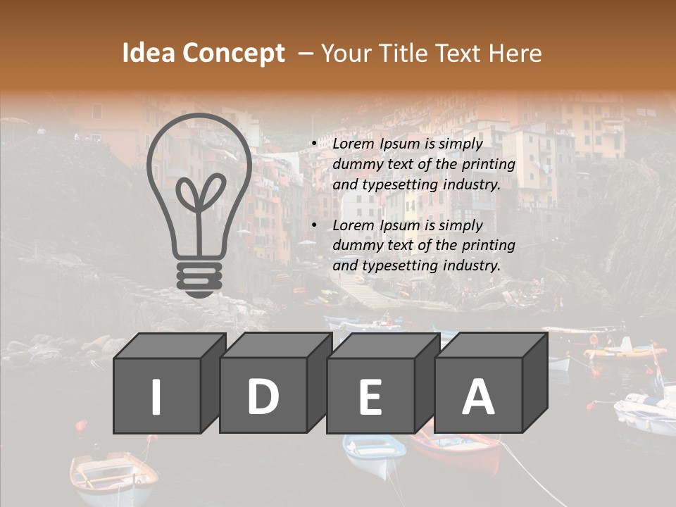 Coastal Tourist Terre PowerPoint Template