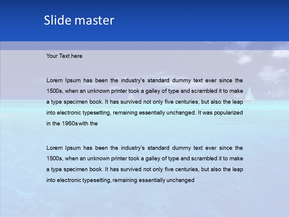 Sand Dreaming Romantic PowerPoint Template