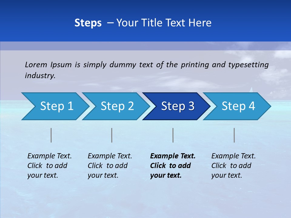 Sand Dreaming Romantic PowerPoint Template