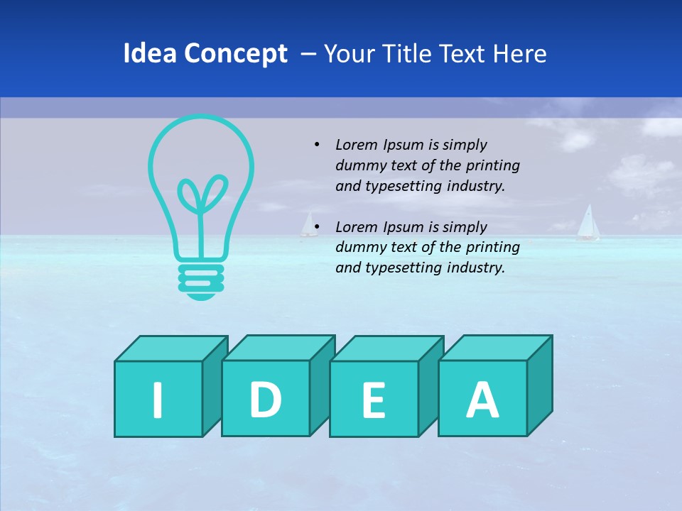 Sand Dreaming Romantic PowerPoint Template